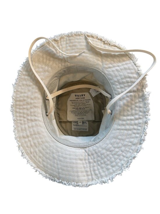 Tilley T3 Small Safari Hat Fringe  Wanderer Stone UPF 50+ Beige MSRP$110 main image 8